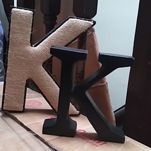 Danny Seo letter "K" decor